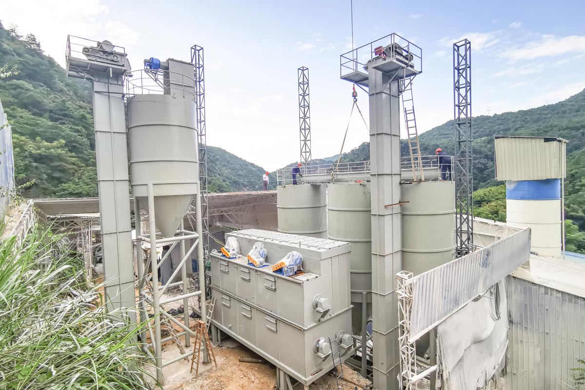 福建龍巖某氫氧化鈣生產(chǎn)線(xiàn)